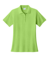 Port & Co Women's Core Blend Pique Polo. LKP155