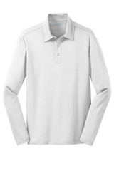 Port Authority Silk Touch Performance Long Sleeve Polo. K540LS