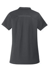 Port Authority Women's Pinpoint Mesh Zip Polo. L580