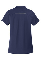 Port Authority Women's Pinpoint Mesh Zip Polo. L580