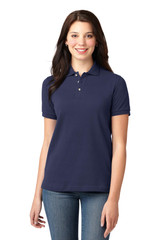 Port Authority Women's Heavyweight Cotton Pique Polo. L420