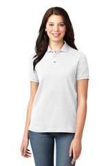 Port Authority Women's Heavyweight Cotton Pique Polo. L420