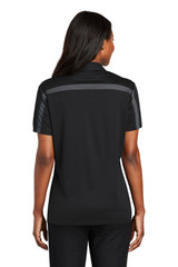 Port Authority Women's Silk Touch Performance Colorblock Stripe Polo. L547