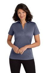 Port Authority Women's Heathered Silk Touch Performance Polo. LK542