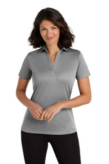 Port Authority Women's Heathered Silk Touch Performance Polo. LK542