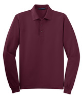 Port Authority Silk Touch Long Sleeve Polo. K500LS