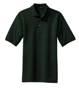 Port Authority Heavyweight Cotton Pique Polo with Pocket. K420P