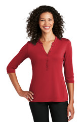 Port Authority Women's UV Choice Pique Henley LK750