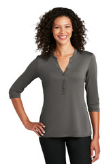 Port Authority Women's UV Choice Pique Henley LK750