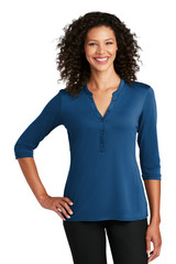 Port Authority Women's UV Choice Pique Henley LK750