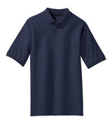  Port Authority Silk Touch Polo with Pocket. K500P 
