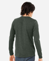 Heather CVC Long Sleeve Tee - 3501CVC