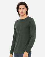 Heather CVC Long Sleeve Tee - 3501CVC