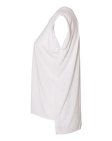 Women’s Flowy Rolled Cuffs Muscle Tee - 8804