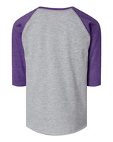 Toddler Baseball Fine Jersey Three-Quarter Sleeve Tee - 3330