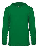 Youth B-Core Long Sleeve Hooded T-Shirt - 2105