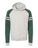 Unisex Nublend® Varsity Colorblocked Raglan Hooded Sweatshirt - 97CR Unisex Nublend® Varsity Colorblocked Raglan Hooded Sweatshirt - 97CR