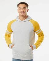 Unisex Nublend® Varsity Colorblocked Raglan Hooded Sweatshirt - 97CR Unisex Nublend® Varsity Colorblocked Raglan Hooded Sweatshirt - 97CR