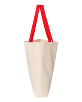 11L Canvas Tote with Contrast-Color Handles - Q4400 11L Canvas Tote with Contrast-Color Handles - Q4400