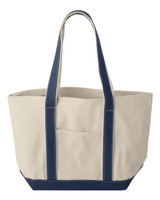 Windward Large Cotton Canvas Classic Resort Tote - 8871 Windward Large Cotton Canvas Classic Resort Tote - 8871
