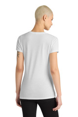 District Women's Perfect Blend CVC V-Neck Tee. DM1190L
