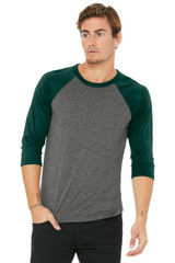 Bella + Canvas BELLA+CANVAS Unisex 3/4-Sleeve Baseball Tee. BC3200 