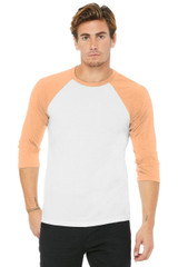 Bella + Canvas BELLA+CANVAS Unisex 3/4-Sleeve Baseball Tee. BC3200 