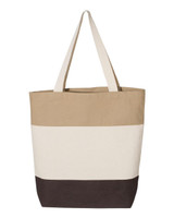 Q-Tees 11L Tri-Color Tote - Q125900 