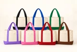 BagzDepot Wholesale Cotton Canvas Tote Bags with Front Pocket