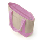 Mini Canvas Tote Bags with Zipper Closure – 100% Cotton Canvas Small Tote Bags in Bulk