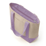 Mini Canvas Tote Bags with Zipper Closure – 100% Cotton Canvas Small Tote Bags in Bulk