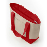 Mini Canvas Tote Bags with Zipper Closure – 100% Cotton Canvas Small Tote Bags in Bulk