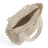 Mini Canvas Tote Bags with Zipper Closure – 100% Cotton Canvas Small Tote Bags in Bulk