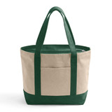 Large Canvas Tote Bags with Zipper Closure – 100% Cotton Canvas Tote Bags in Bulk