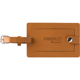 Pineapple Leather Luggage Tag