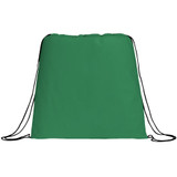 Evergreen Non-Woven Drawstring Bag