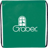 Evergreen Non-Woven Drawstring Bag