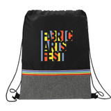 Rainbow RPET Drawstring Bag