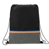 Rainbow RPET Drawstring Bag