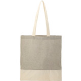 Split Recycled 5oz Cotton Twill Convention Tote