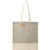 Split Recycled 5oz Cotton Twill Convention Tote