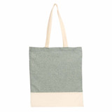 Split Recycled 5oz Cotton Twill Convention Tote