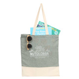 Split Recycled 5oz Cotton Twill Convention Tote