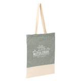 Split Recycled 5oz Cotton Twill Convention Tote