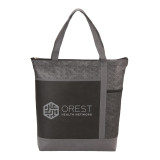  Chrome Non-Woven Zipper Convention Tote 