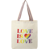 Rainbow Recycled 6oz Cotton Convention Tote