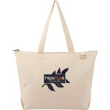 FEED Organic Cotton Zippered Tote