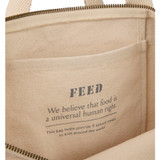 FEED Organic Cotton Zippered Tote