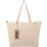 FEED Organic Cotton Zippered Tote