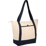  Isle 8oz Organic Cotton Zippered Tote 